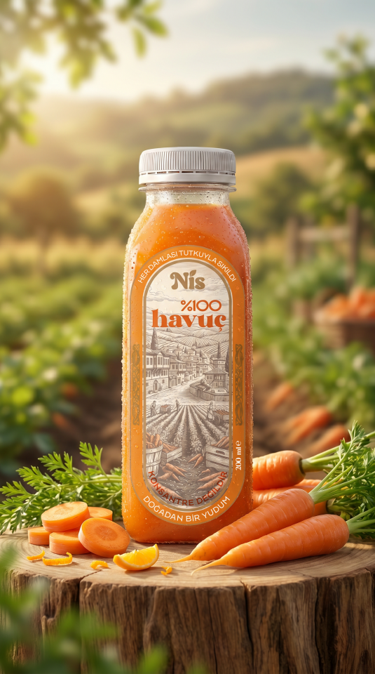 NİS %100 Havuç Suyu 200 ml